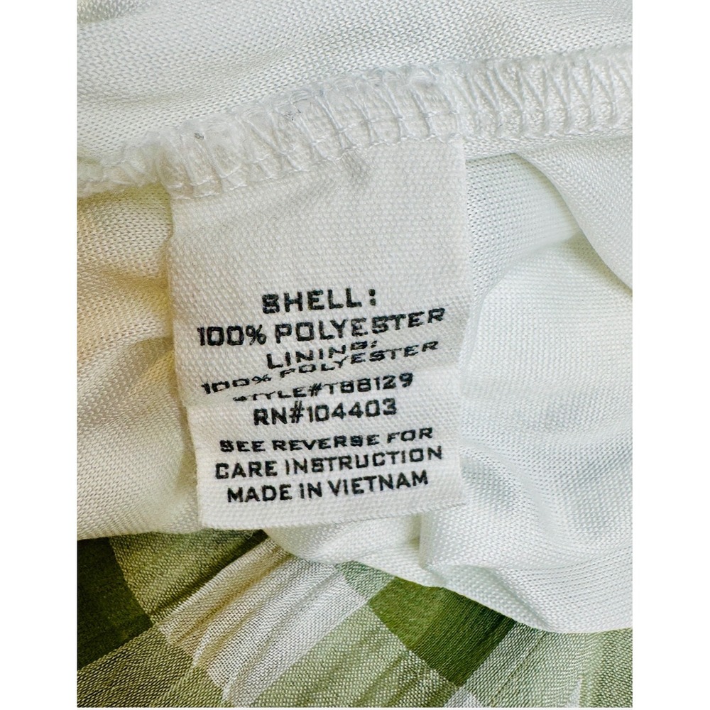 Mine Green and white checkered Dress‎ Size Large - Picture 12 of 12